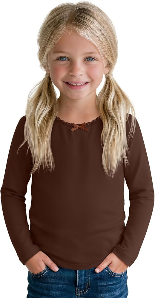 Toddler Girls Cute Long Sleeve T Shirts | Amazon (US)