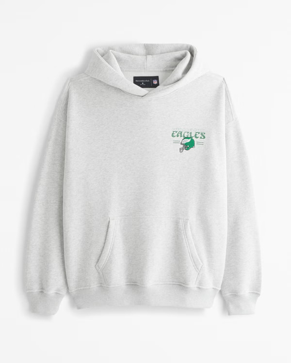 Men's Philadelphia Eagles Graphic Popover Hoodie | Men's Tops | Abercrombie.com | Abercrombie & Fitch (US)