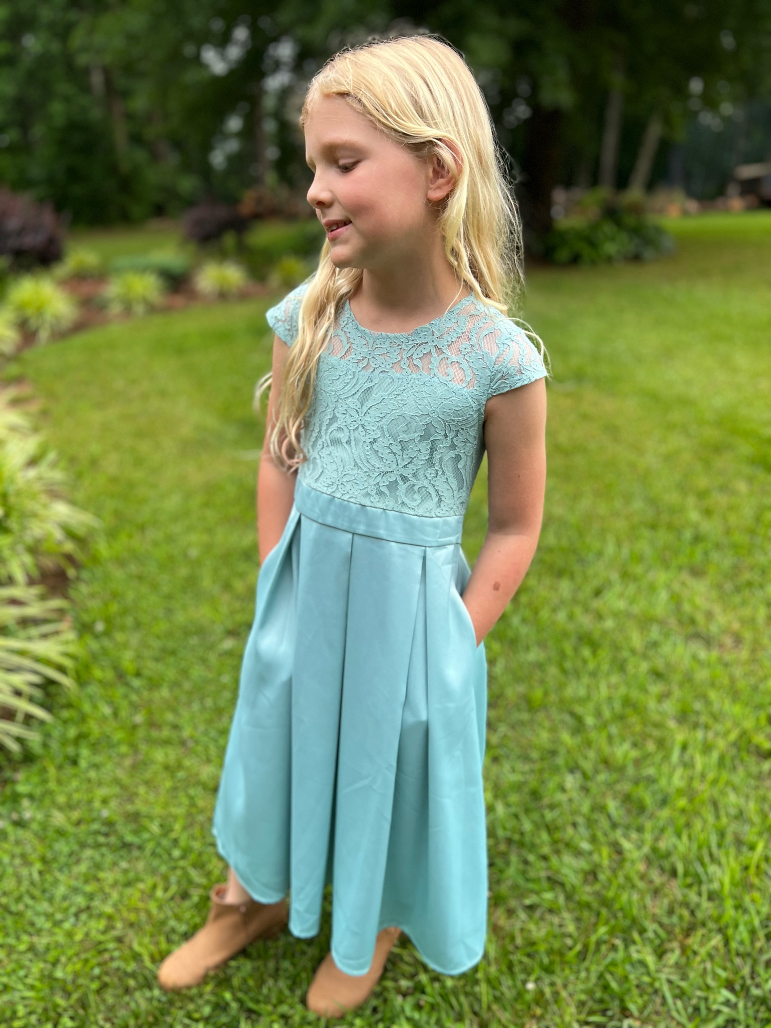 Such a beautiful dress for special occasions! Kids Wedding guest attire, baby shower, flower girl, tea party, birthday, summer, spring, church

#LTKkids #LTKunder50 #LTKfamily