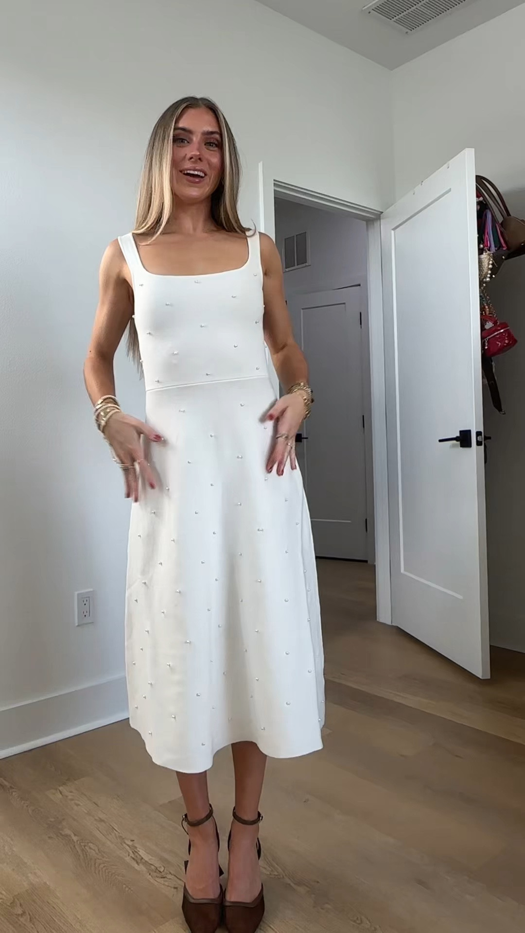 Festive gatherings that call for a luxe look? Enter Free Assembly’s Beaded Sweater Dress to save the day. The perfect mix of simple and elegant, this dress is beautifully accented with pearlescent beads, has a sleeveless design and gently flared skirt for a fit that’s feminine and flattering. The ultra-soft knit feels incredible next to your skin, so go ahead slip on those heels and get the party started. Only at Walmart.

#LTKHoliday #LTKootd #LTKFindsUnder50