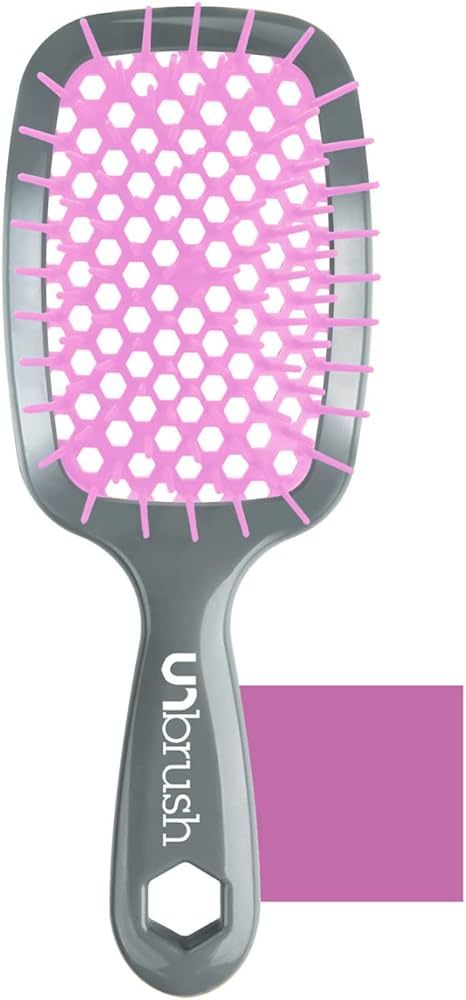 FHI HEAT Unbrush Wet & Dry Vented Detangling Hair Brush, Lavender/Grey | Amazon (US)