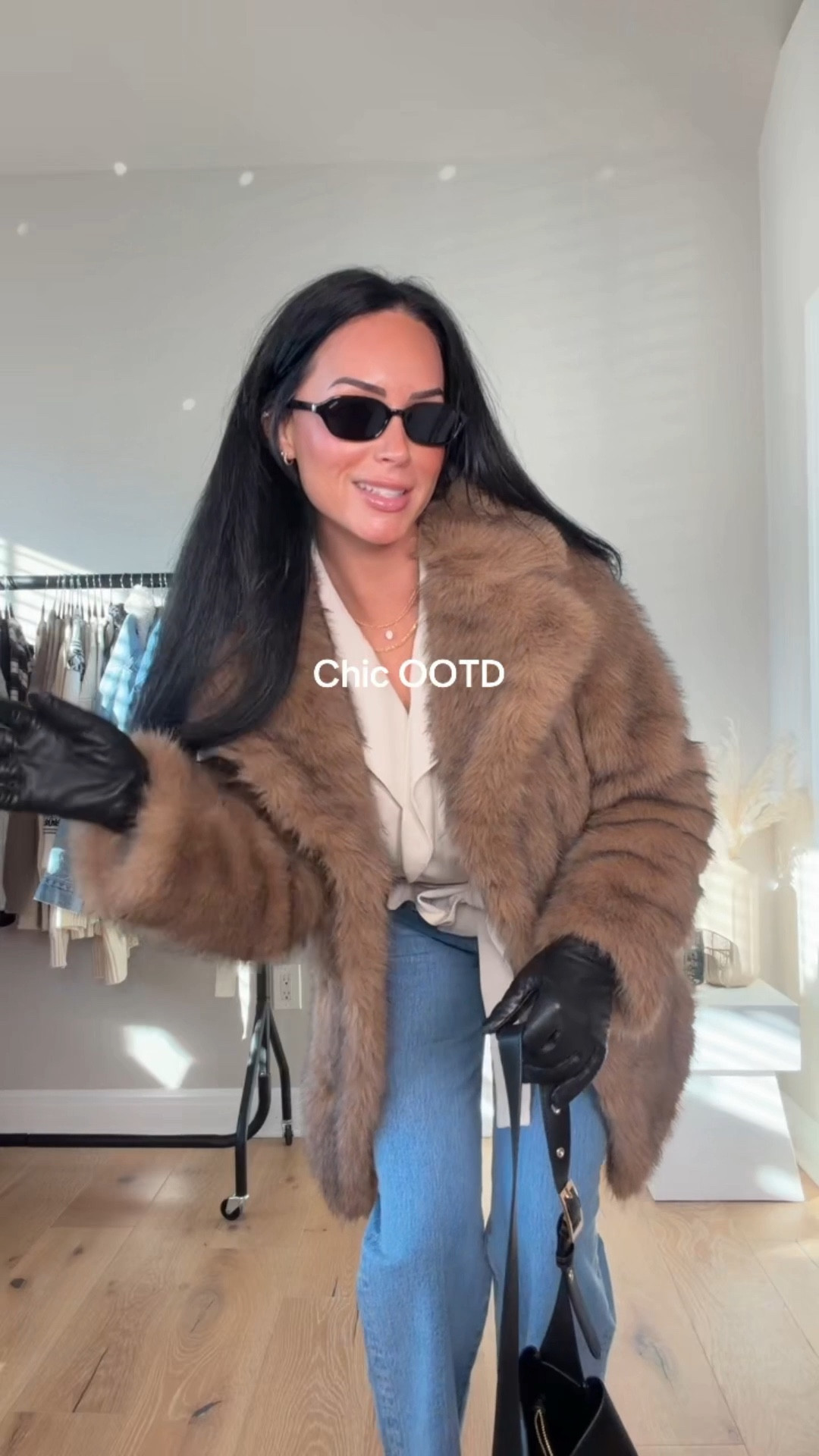 Capsule wardrobe pieces styled for an elevated everyday look 🖤 I will have my outfit on my LTK in the “outfit inspo” section.

My sizing 5’7, 145lbs, 32dd
I’m wearing size small tops, size 27 jeans 

#LTKWorkwear #LTKgrwm #LTKootd