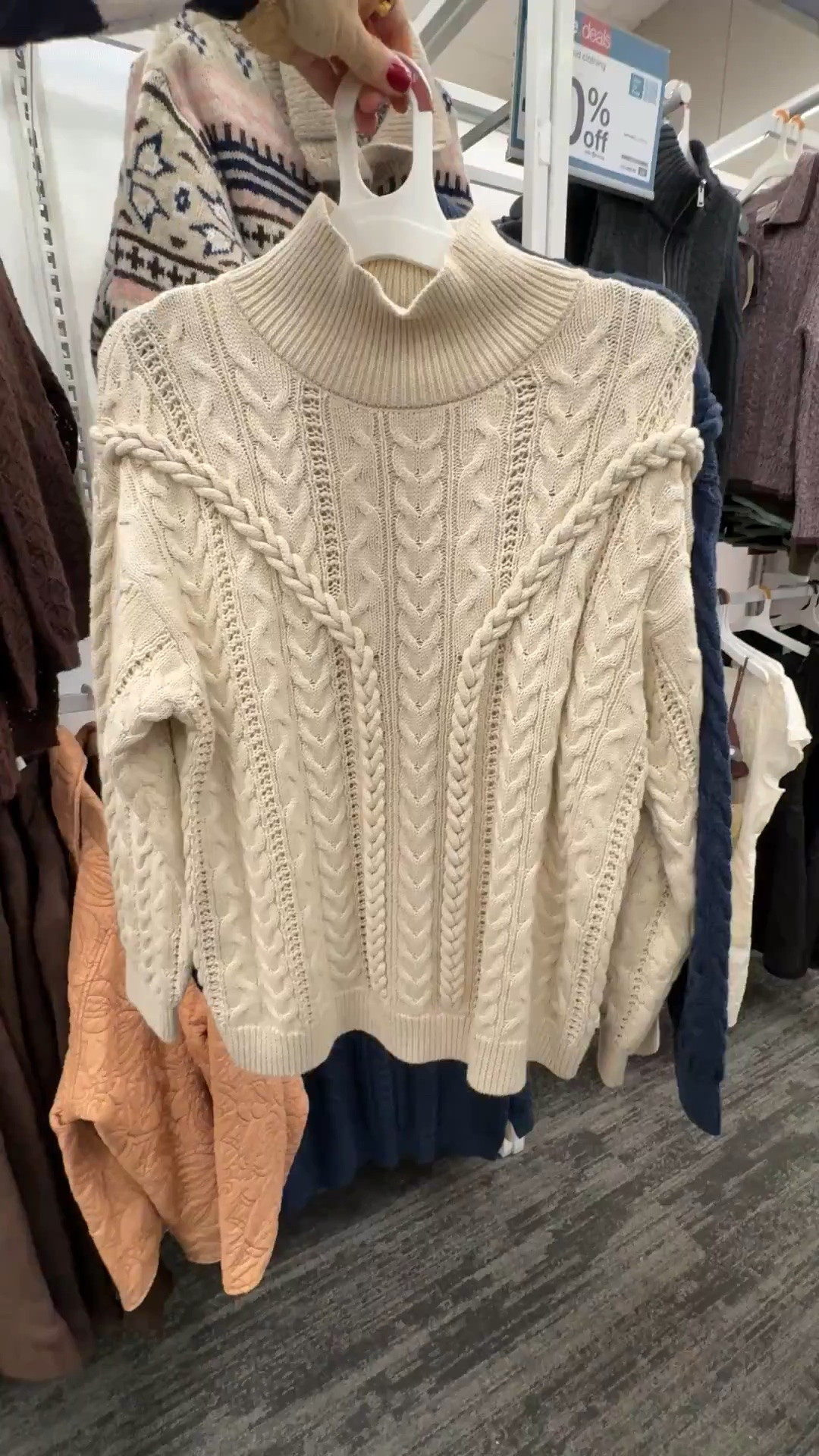 Target sweater 40% off