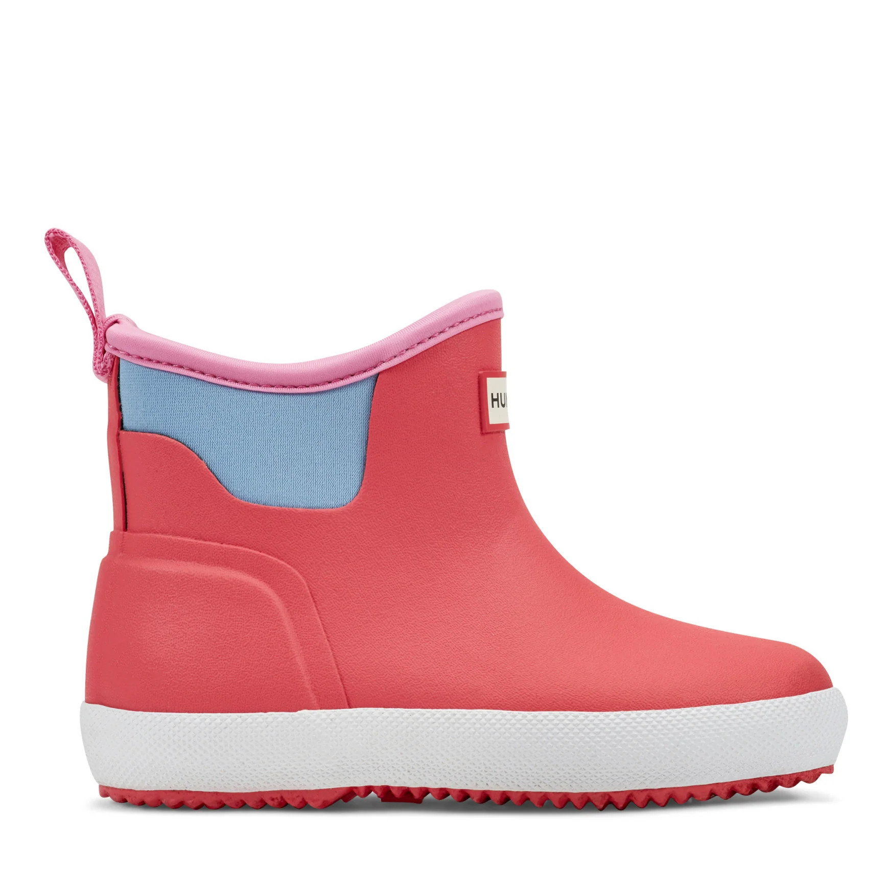 Little Kids Finley Pull On Waterproof Rain Boots - Light Red | Hunter Boots | Hunter Boots