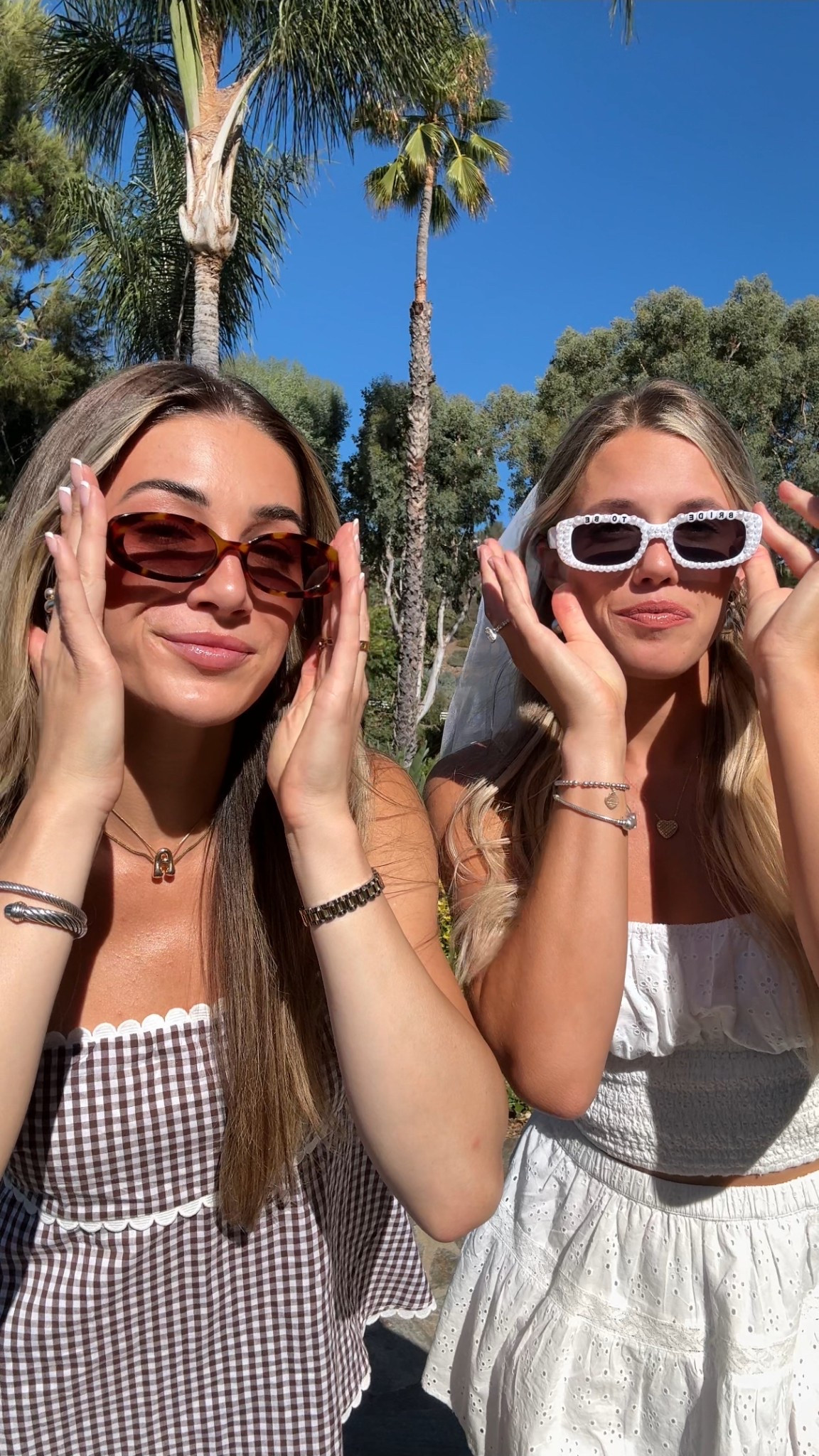 Bride & MOH sunnies moment 🕶️🕶️ #wedding #bride #maidofhonor #sunnies #sunglasses


#LTKSwim #LTKStyleTip #LTKWedding