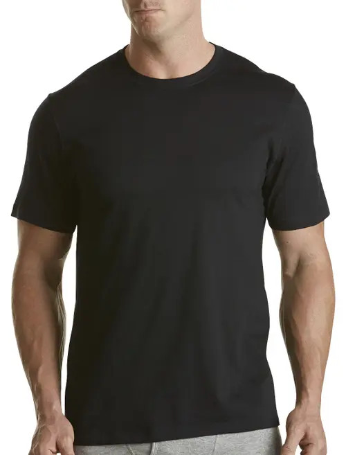 Jockey 2-pk Classic Crewneck T-Shirts in Black at Nordstrom, Size Xlt | Nordstrom