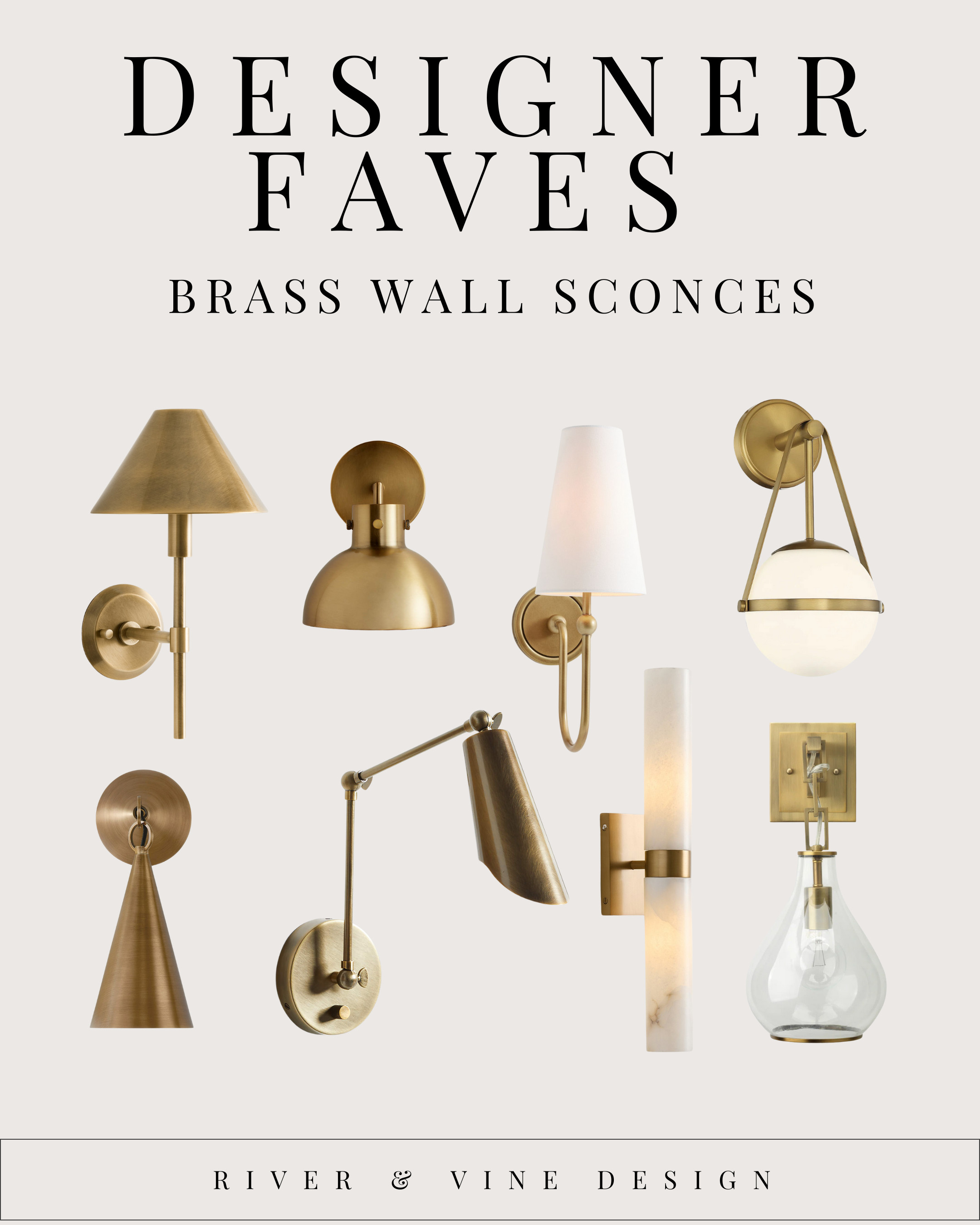 Lighting is the secret weapon in every designer project — and these brass sconces are the ones I reach for over and over again.

Why?
Because a sconce adds:

Instant warmth

Mood + atmosphere

That high-end “custom home” feeling

You don’t have to redo the entire room — just upgrade the lighting.
Swap a dated fixture for a warm brass moment and your space suddenly looks intentional, layered, and finished.

✨ Designer favorites from this roundup:
– Sculptural swing arm (adds drama without trying)
– Cone shade (clean, modern, perfect for hallways)
– Frosted globe (soft, flattering glow — never harsh)

Small change, big elevation!
Shop the exact styles below. 

 #LTKHome