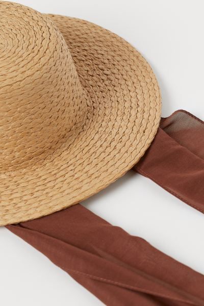 Chin-tie Straw Hat | H&M (US + CA)