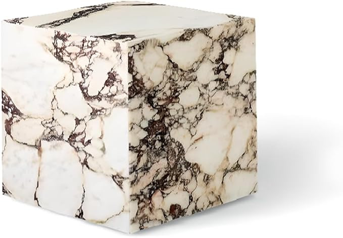 LITFAD Modern Style Coffee Table Marble Stone Side Table Rectangular Living Room Table Tea Table ... | Amazon (US)