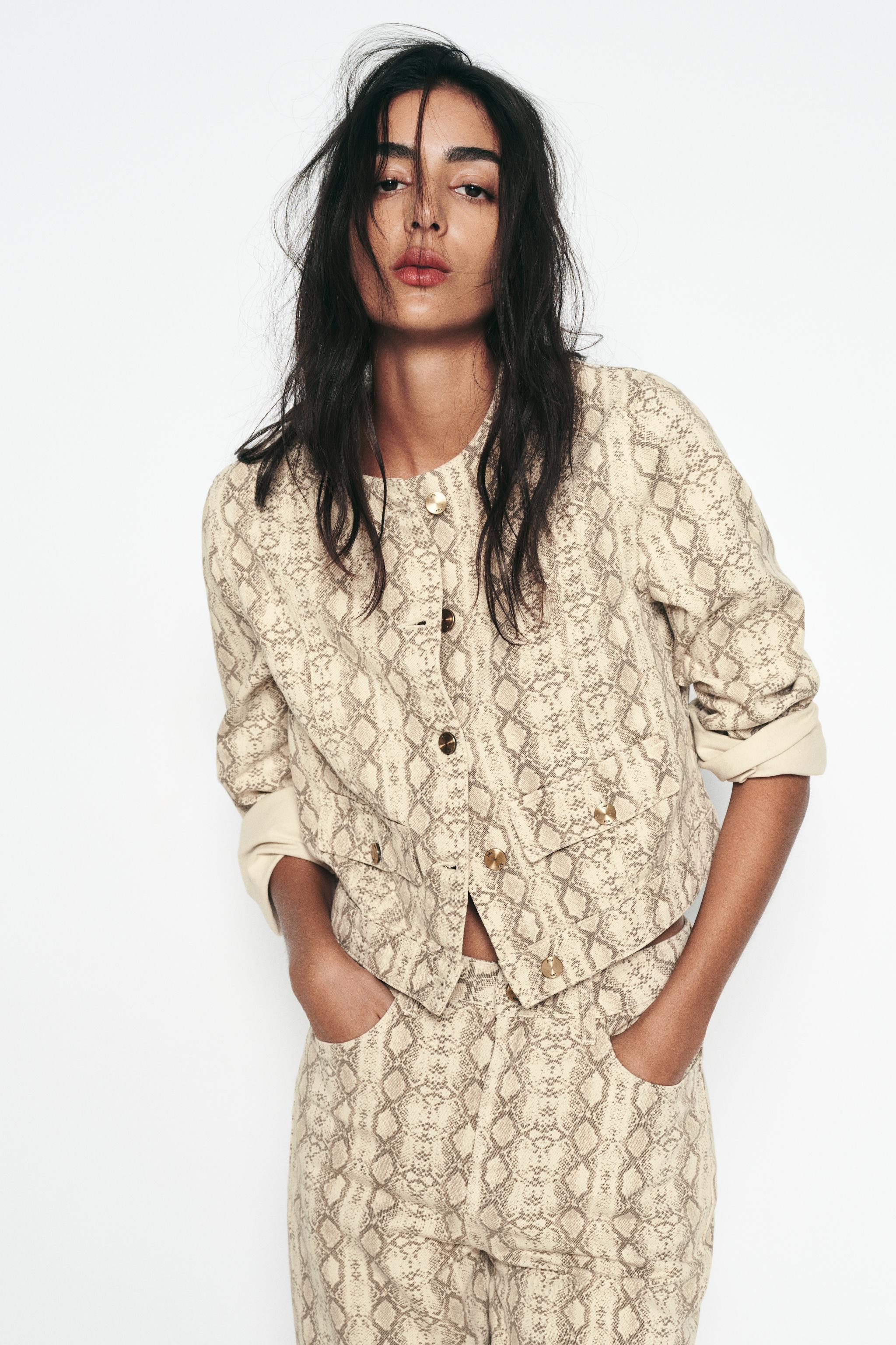 Z1975 DENIM ANIMAL PRINT JACKET | Zara US