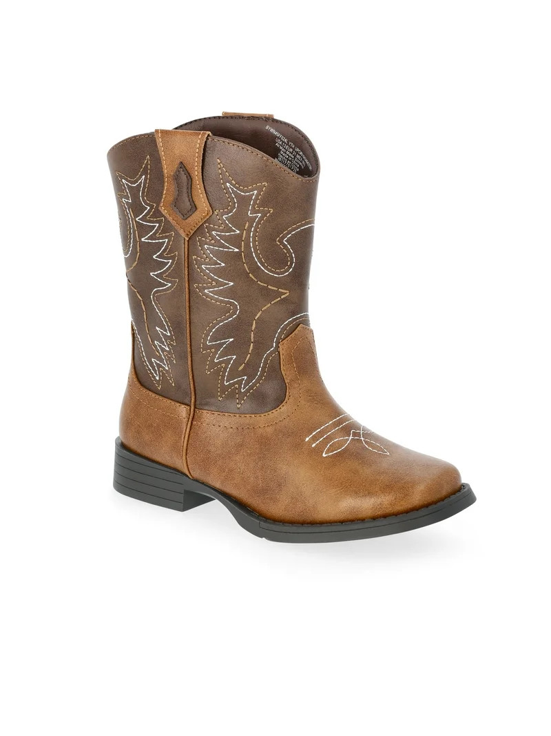 Wonder Nation Toddler & Boys Western Boot | Walmart (US)