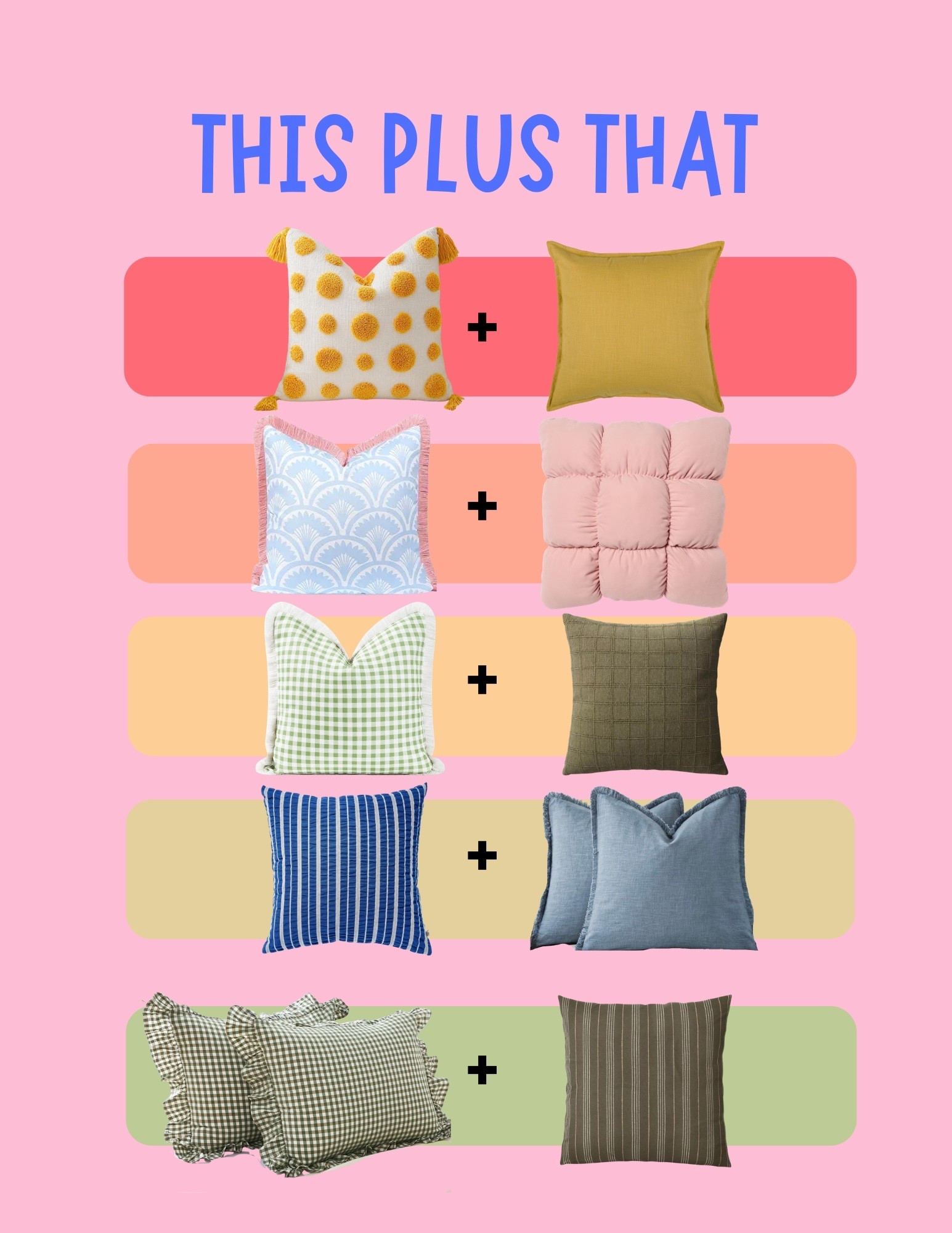Pillow pairings #thisplusthat #homedecor

#LTKHome