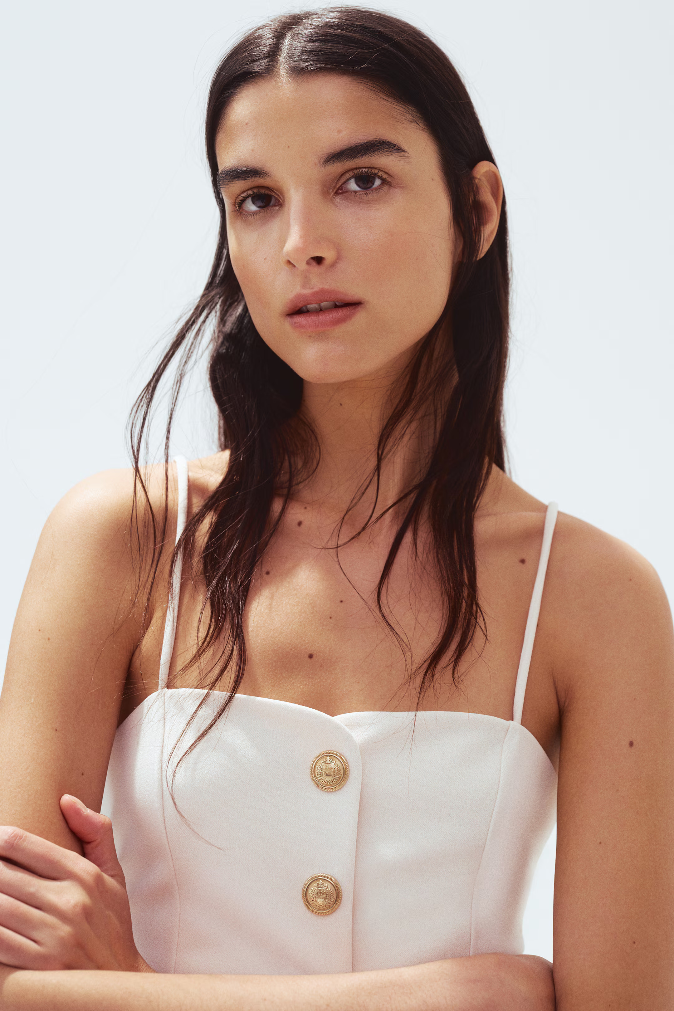 Cropped strappy top | H&M (UK, MY, IN, SG, PH, TW, HK)