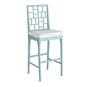 Chinese Chippendale Stool | Wisteria