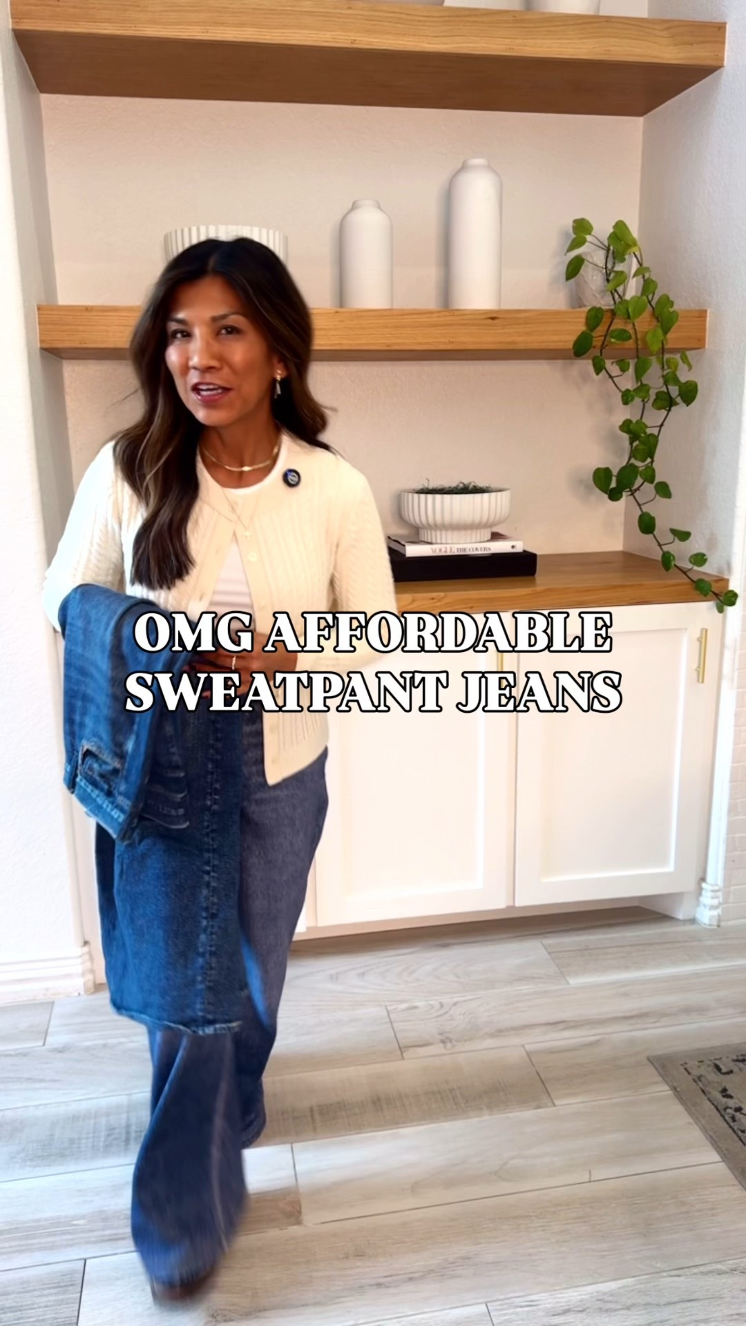 I’m 5’2” 118#ish for reference 
Finally more affordable Sweatpant jeans- I’m linking both jeans.
Affordable Sweatpant jeans I’m wearing my true size 2. 
Pricey sweatpant  jeans I sized down to 25 runs  big(wash is Venice). 
Boots tts.
White tee in small tts
Cardigan linking similar from Amazon

#LTKPetite #LTKOver40 #LTKFindsUnder100