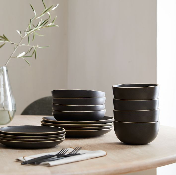 Mill Stoneware Dinnerware (Set of 16) | West Elm (US)