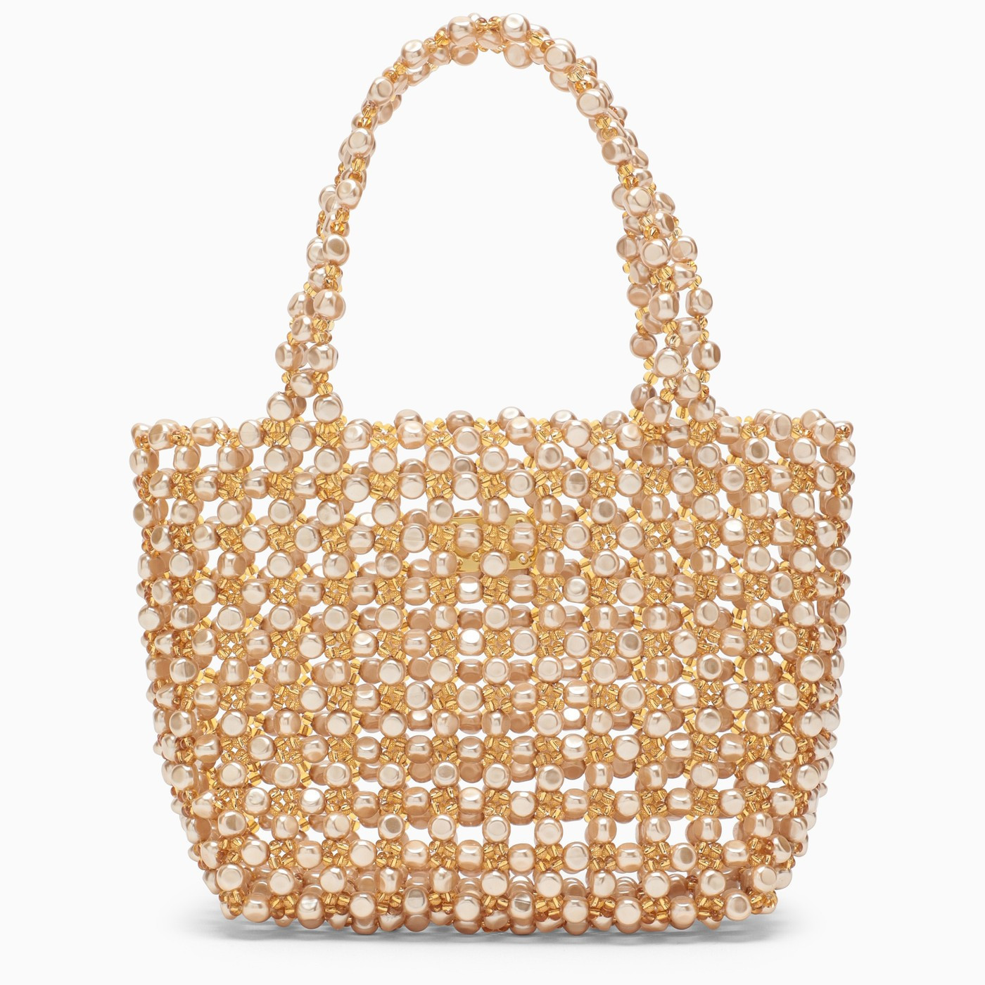 Borsa tote Sable Nacre oro | The Double F