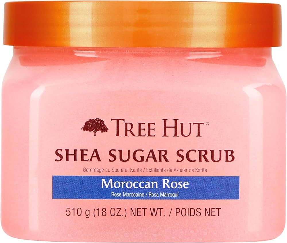 Tree Hut Shea Sugar Scrub Moroccan Rose, 18oz, Ultra Hydrating and Exfoliating Scrub for Nourishi... | Amazon (US)