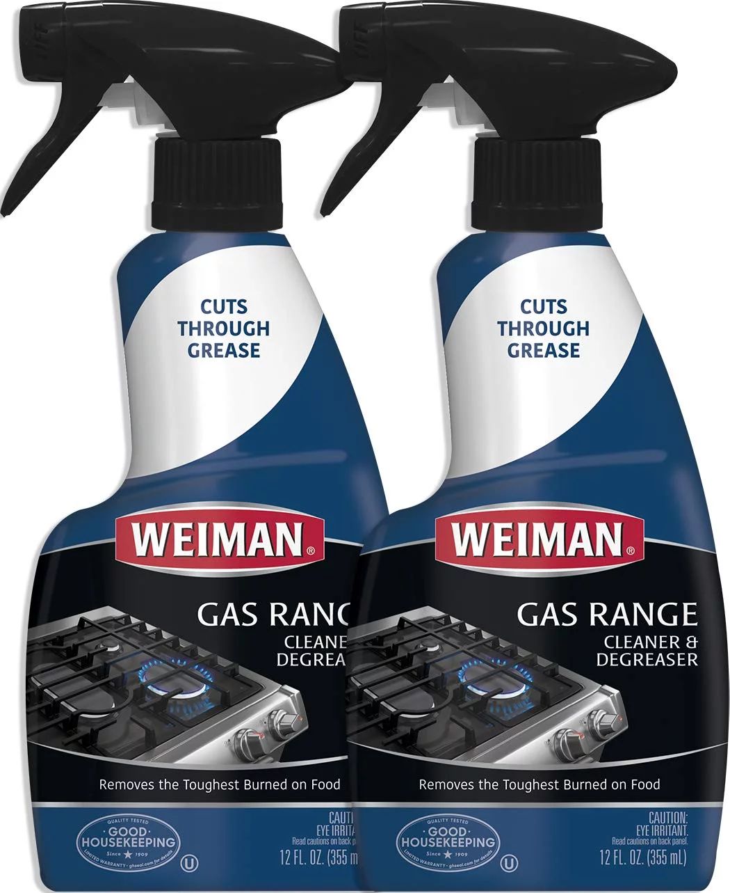 Weiman Gas Range Cook Top Cleaner And Degreaser - 12 Fluid Ounce, 2 Pack | Walmart (US)