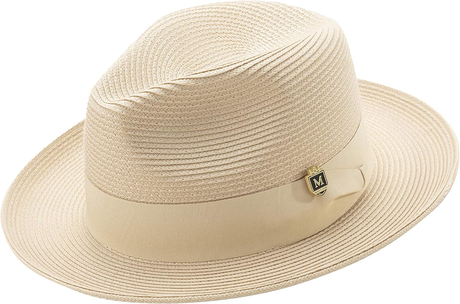 MONTIQUE Stylish Snap Brim Fedora Hat | Men & Women Unisex Design Dress Hat for Special Occasions... | Amazon (US)