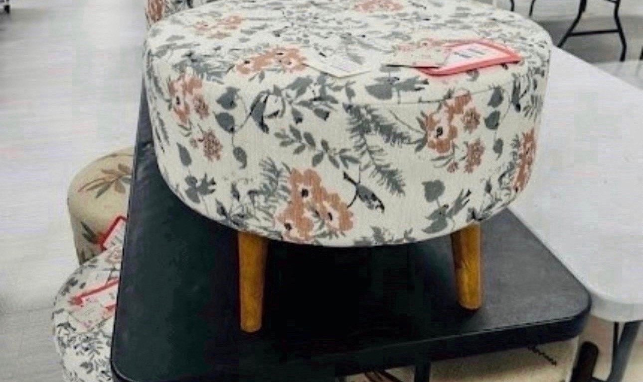 Is it even a TJ Maxx run if you don’t fall in love with an ottoman? These round floral stools are the perfect way to add a pop of pattern and a touch of vintage charm to your living room or vanity setup. I love the tapered wooden legs—they give it such a clean, mid-century modern vibe!

#LTKHome