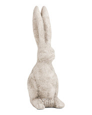 4.5x3.5x10 Weathered Cement Rabbit Garden Statue | TJ Maxx