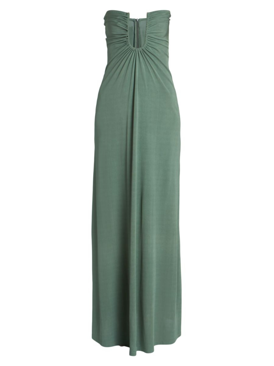 Arced Palm Strapless Maxi Dress | Saks Fifth Avenue
