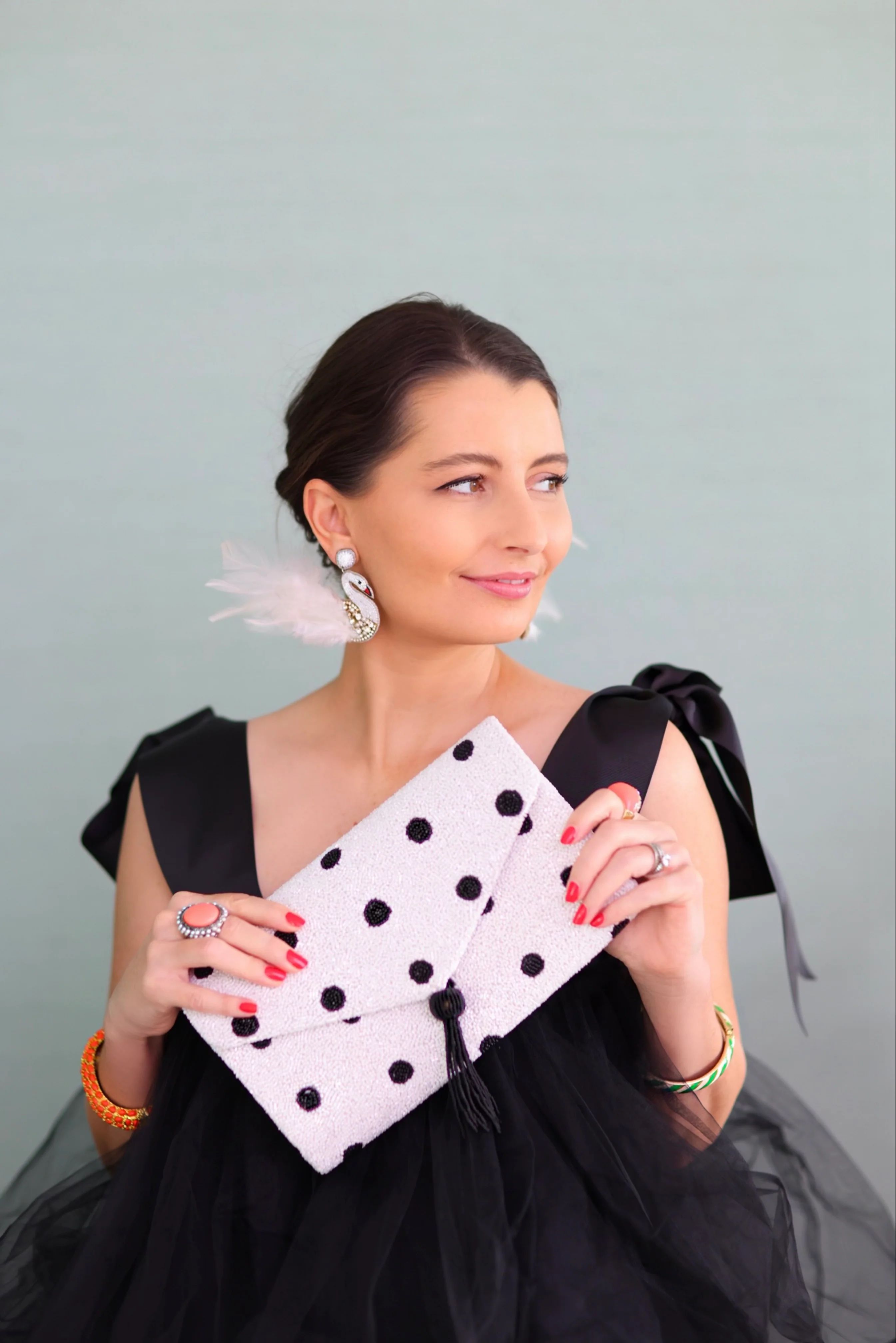 Polka Dot Clutch | Beth Ladd Collections