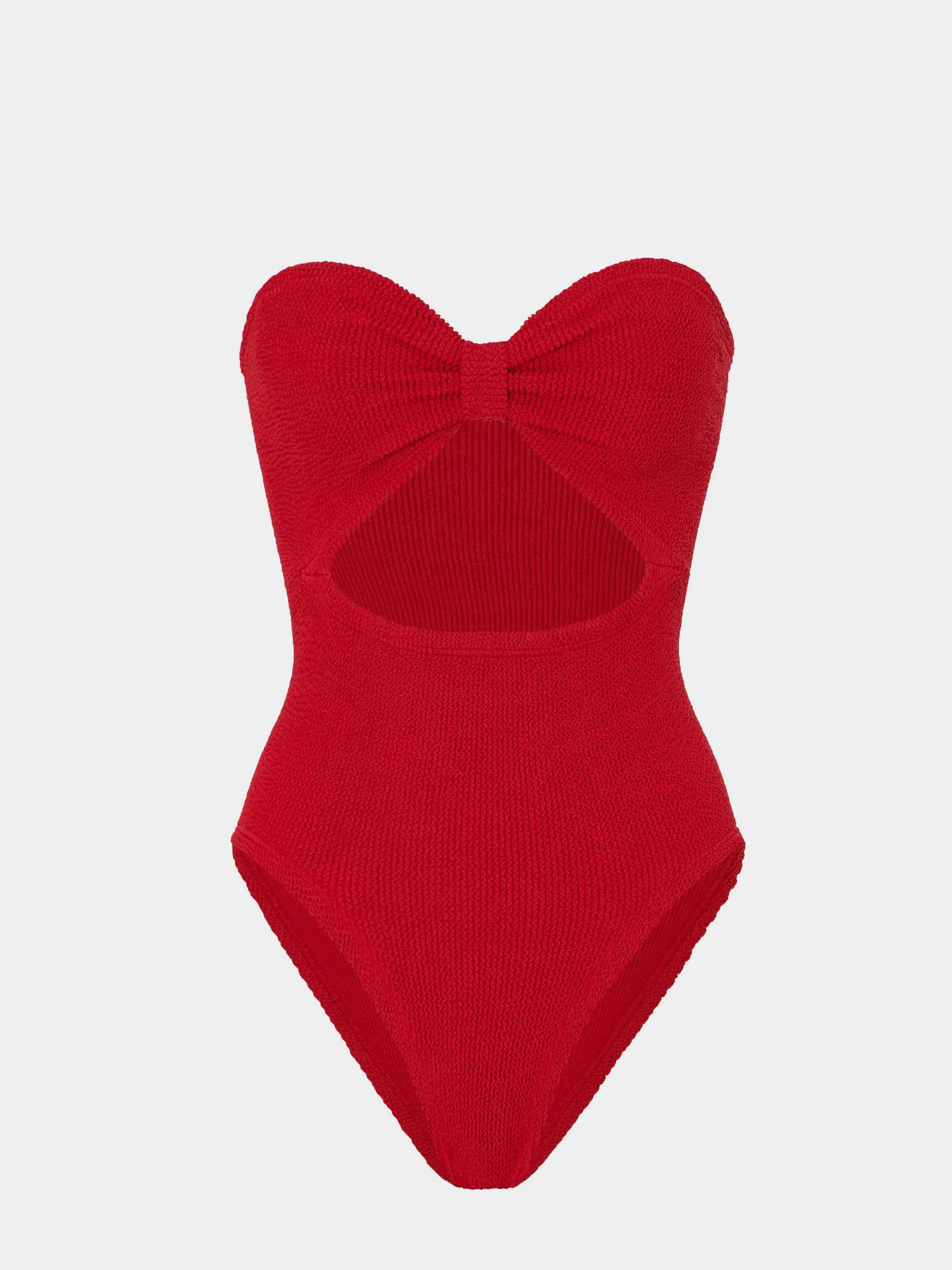 Alana Swim - Red | One Size Swimwear | Hunza G - Red / One size | HUNZA G