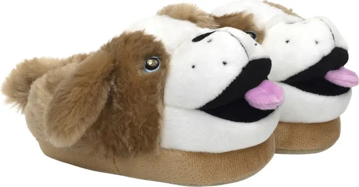 Robeez® Kids' Rocky Puppy Faux Fur Slipper | Nordstrom | Nordstrom