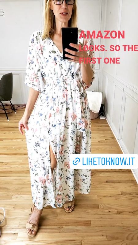 Pretty pretty floral dress
Easter dress
Maxi dresses
I love this dress!
So effortless and my heels are on sale 

#LTKunder50 #LTKstyletip #LTKFind