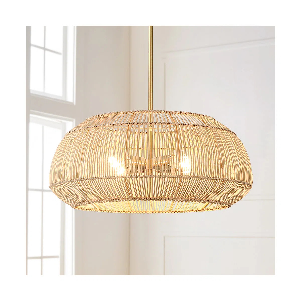 Tamil 4-Light Dimmable Geometric Lantern Chandelier | Wayfair North America