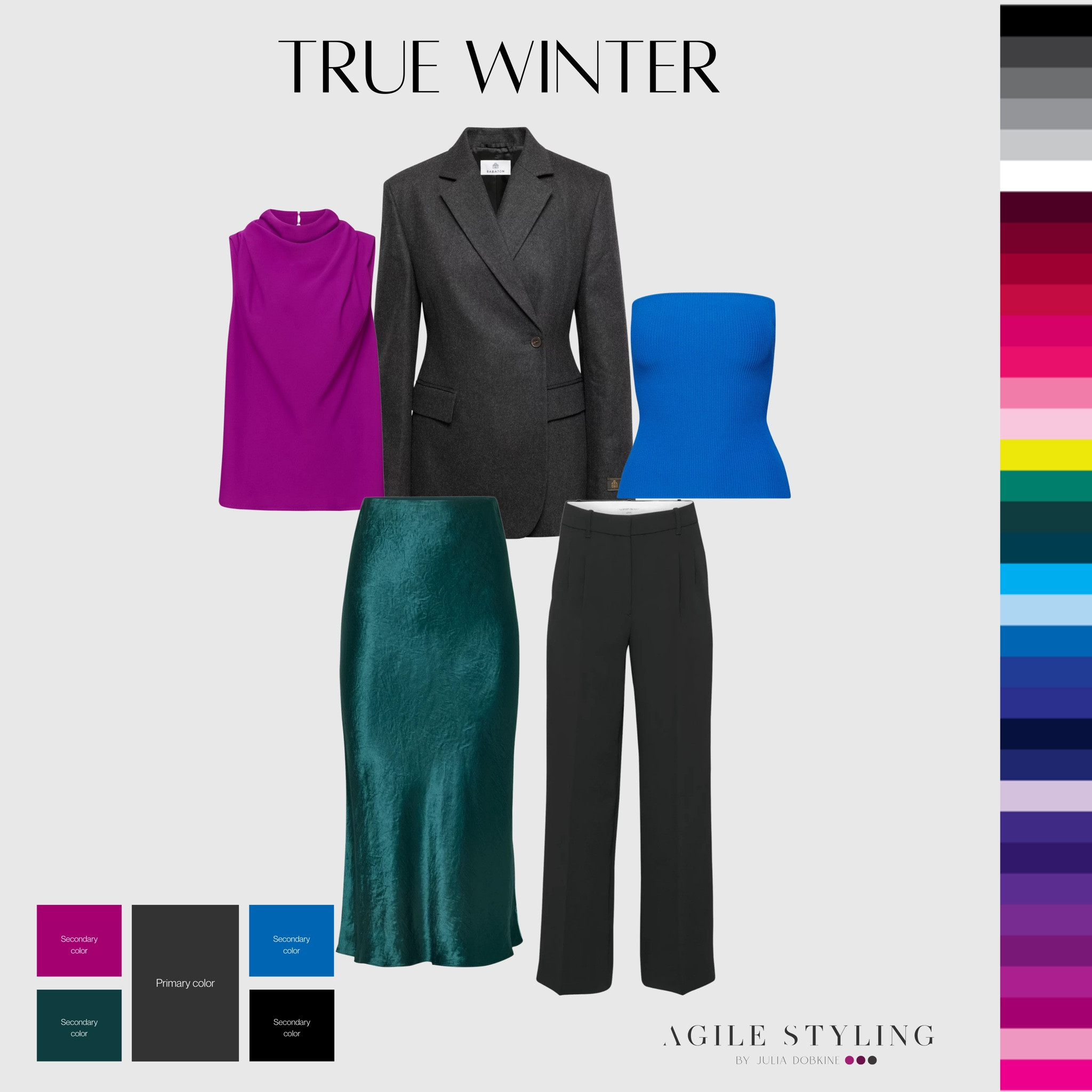 Embrace True Winter elegance with a timeless combination: classic black pants, a bright top, and a dark blazer. ❄️ #TrueWinter

More color styling tips in my guide 🙌

#LTKstyletip #LTKworkwear #LTKSeasonal