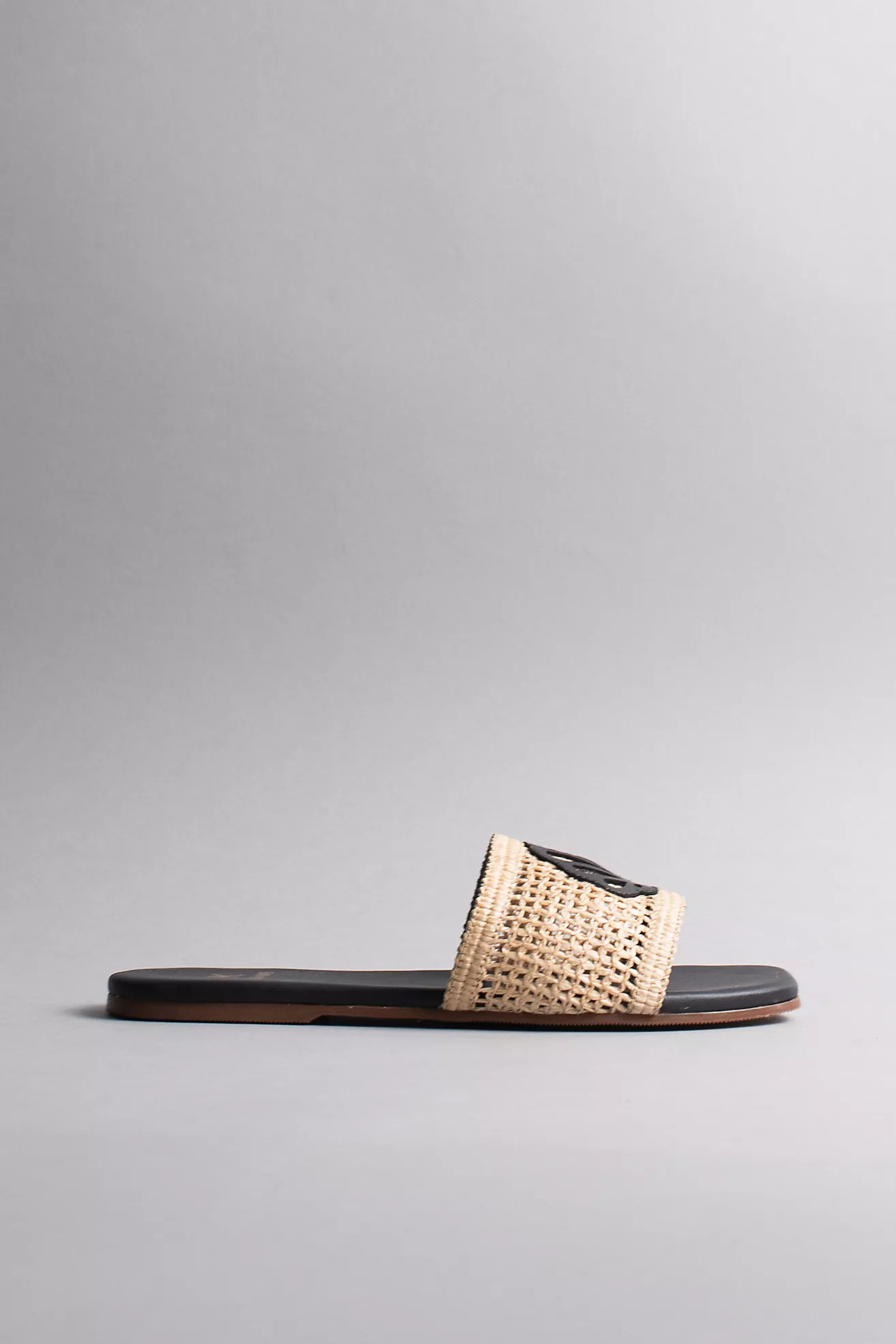 Kaanas Meera Seashell Fishnet Slide Sandals | Anthropologie (US)