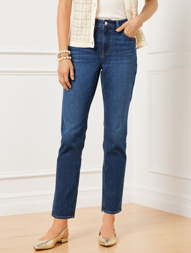 Slim Straight Ankle Jeans - Bettina Wash | Talbots