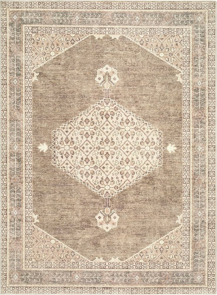Livabliss x Becki Owens Lila Traditional Area Rug, 7'10" x 10', Light Brown | Amazon (US)