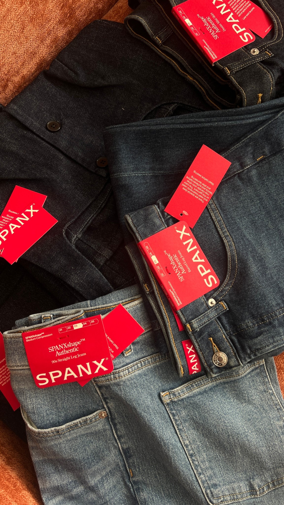 Obsessed with the new @spanx denim!!