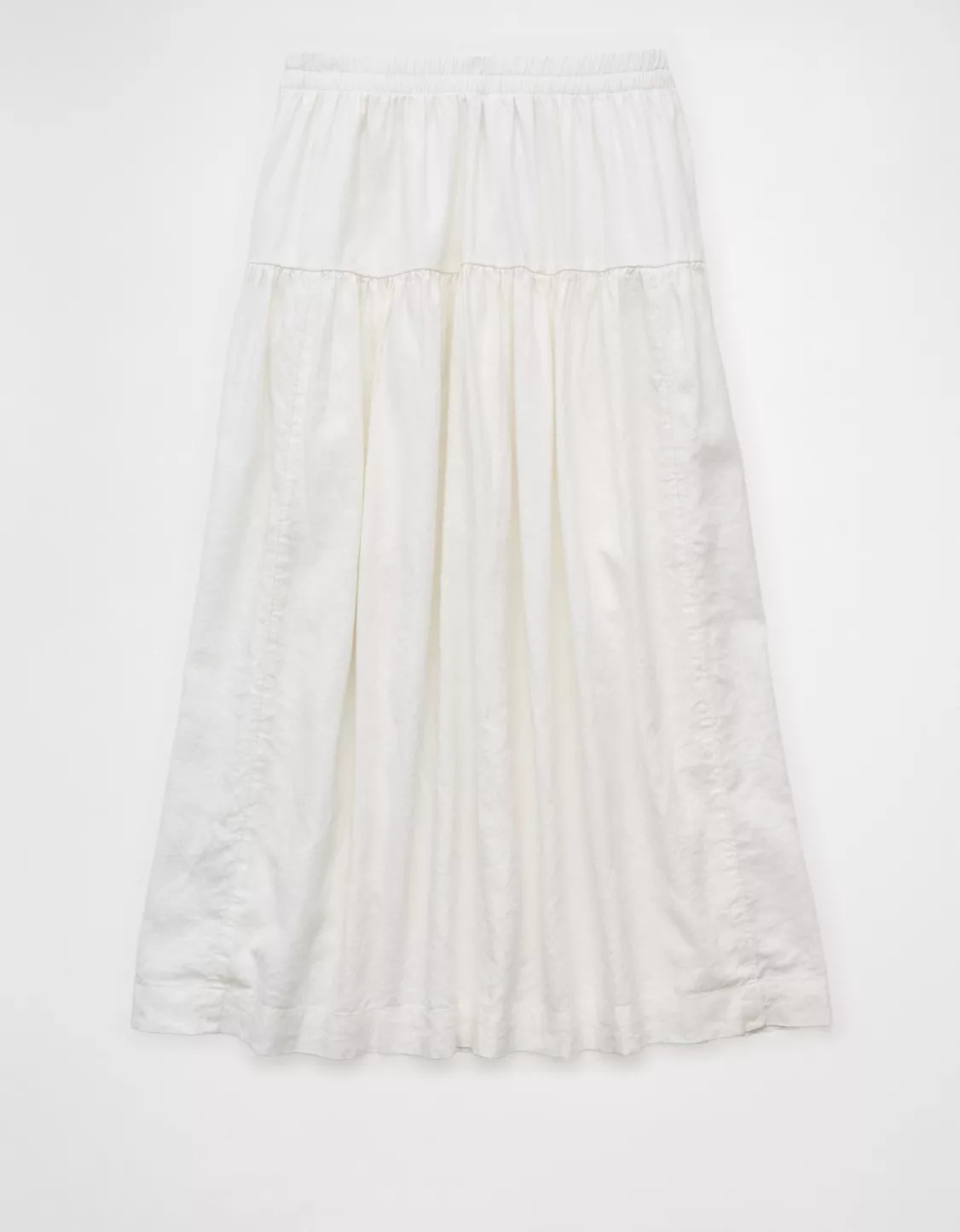 AE Mid-Rise Linen-Blend Maxi Skirt | American Eagle Outfitters (US & CA)