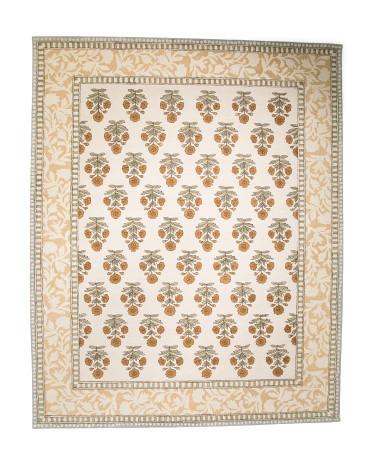 8x10 Wool Hand Tufted Cotswold Floral Area Rug | TJ Maxx