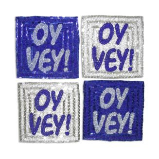 Oy Vey! Coasters, Set of 4 | Bloomingdale's (US)