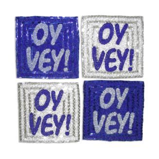 Oy Vey! Coasters, Set of 4 | Bloomingdale's (US)