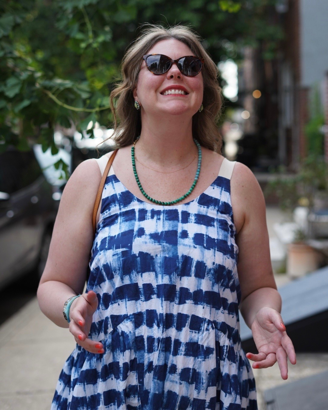Happy in tall tie dye 💙🤍

#LTKMidsize #LTKOver40 #LTKTall