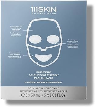 111SKIN Sub-Zero De-Puffing Energy Facial Mask | Fragrance Free | Tighten, De-Puff & Refresh | Pe... | Amazon (US)