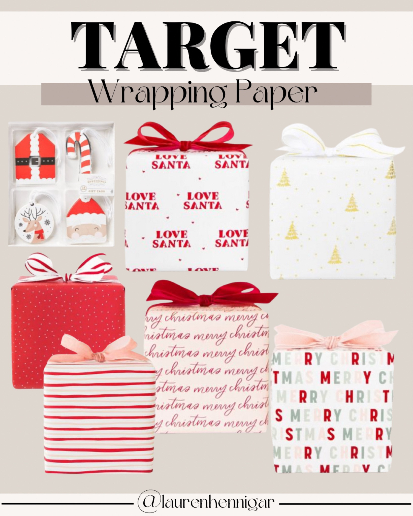 TARGET WRAPPING PAPER UNDER $6 A ROLL!! trending wrapping paper, red wrapping paper, gold and red, christmas wrapping paper, christmas wrapping, target finds, holiday wrapping, cute wrapping paper

#LTKHoliday #LTKstyletip #LTKSeasonal
