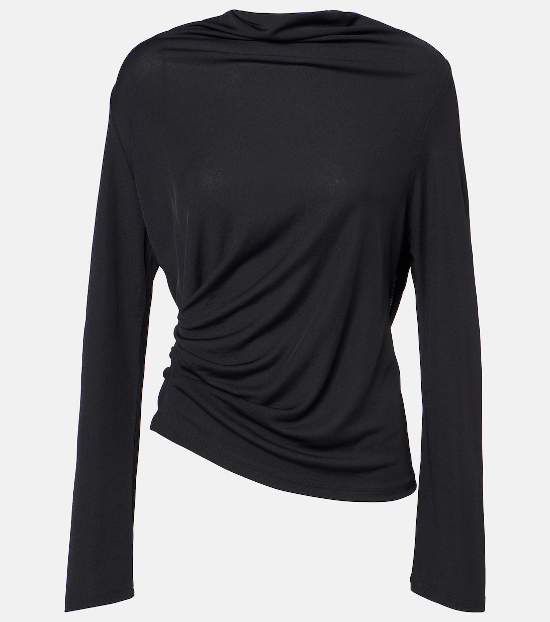 Croisière draped open-back crêpe jersey top | Mytheresa (UK)