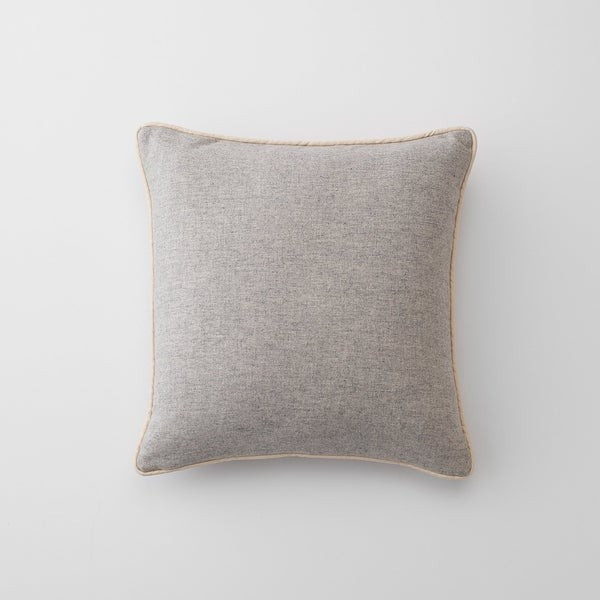 Gray Classic Piped Pillow | Schoolhouse