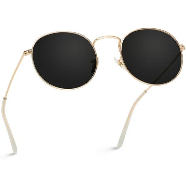 WearMe Pro - Reflective Lens Round Trendy Sunglasses | Walmart (US)