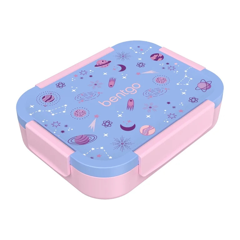Bentgo Kids Lunch Box with Leakproof Lid and Tray - Lavender Galaxy | Walmart (US)