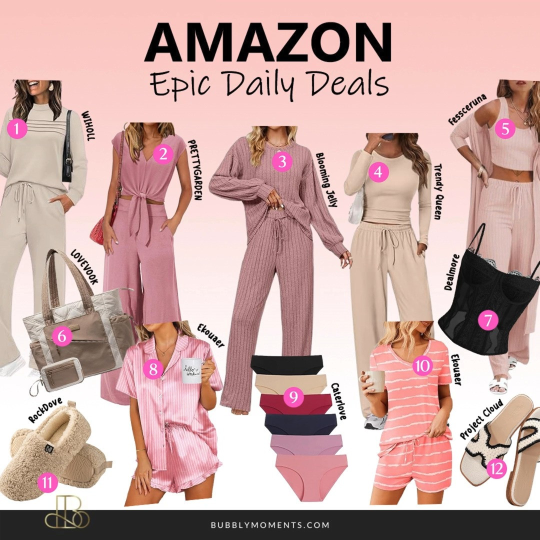 Today’s Women’s Epic Daily Deals are here and they are too good to scroll past. ✨ From everyday wardrobe staples to elevated must-haves you’ll reach for again and again, this curated Amazon find list is all about making daily style easy, comfortable, and effortlessly chic. Whether you’re refreshing your closet, upgrading your everyday essentials, or looking for versatile pieces that work from morning errands to casual nights out, these picks deliver style without the stress.
Think cozy loungewear, flattering basics, trendy accessories, beauty favorites, and practical finds every woman loves to keep on rotation. These are the kinds of pieces that sell out fast, so if something catches your eye, don’t wait too long. Save this post, tap to shop, and check back daily for new epic finds you won’t want to miss. Your future outfits will thank you. 💕
#LTKBeauty #LTKselfcare #LTKootd #EpicDailyDeals #AmazonFinds #WomenFinds #AmazonFashion #AmazonMustHaves #EverydayStyle #WomensFashion #TrendingNow #StyleInspo #ClosetEssentials #FashionFinds #OnlineShopping #ShopTheLook #CasualStyle #DailyOutfits #InfluencerFinds 

 
