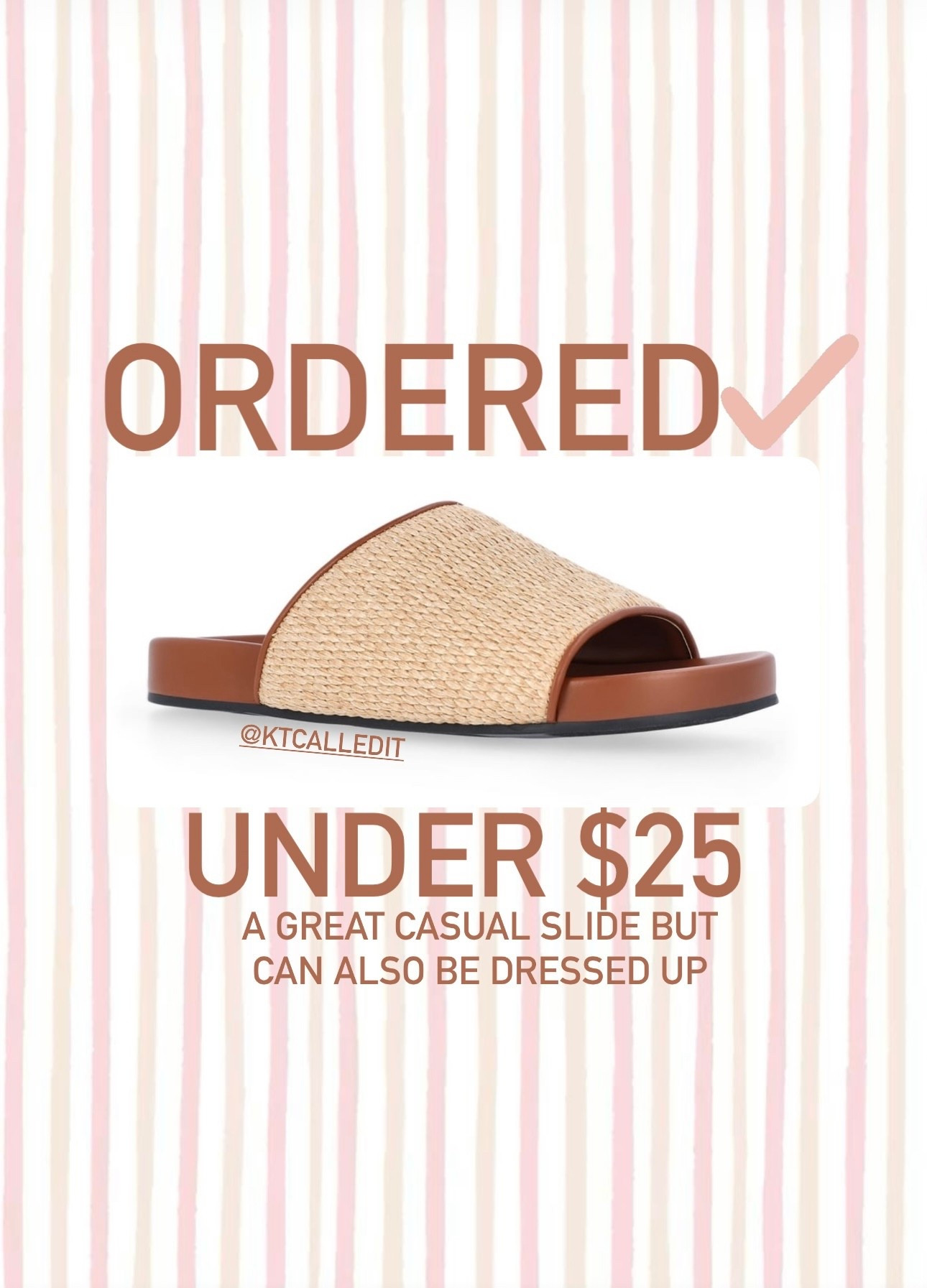 Such a great slide for UNDER $25!

#LTKSeasonal #LTKgrwm #LTKmomlife